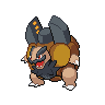 Golem (z Aloli) — mały pikselowy sprite w wariancie shiny
