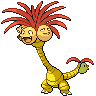 Exeggutor (z Aloli) — mały pikselowy sprite w wariancie shiny