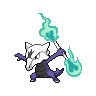 Marowak (z Aloli) — mały pikselowy sprite w wariancie shiny