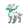 Zygarde (10 Power Construct) — mały pikselowy sprite w wariancie shiny