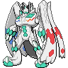 Zygarde (Complete) — mały pikselowy sprite w wariancie shiny