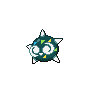 Minior (Blue) — mały pikselowy sprite w wariancie shiny