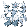 Necrozma (Ultra) — mały pikselowy sprite w wariancie shiny