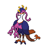 Fezandipiti — mały pikselowy sprite w wariancie shiny