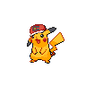 Pikachu (World Cap) — mały pikselowy sprite w wariancie shiny