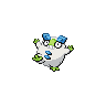 Darumaka (z Galaru) — mały pikselowy sprite w wariancie shiny