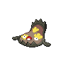 Stunfisk (z Galaru) — mały pikselowy sprite w wariancie shiny