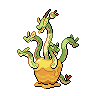 Hydrapple — mały pikselowy sprite w wariancie shiny