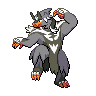Urshifu (Rapid Strike) — mały pikselowy sprite w wariancie shiny
