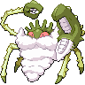 Kingler (Gigantamax) — mały pikselowy sprite w wariancie shiny