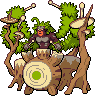 Rillaboom (Gigantamax) — mały pikselowy sprite w wariancie shiny