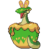 Appletun (Gigantamax) — mały pikselowy sprite w wariancie shiny