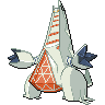 Duraludon (Gigantamax) — mały pikselowy sprite w wariancie shiny