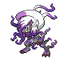 Zoroark (z Hisui) — mały pikselowy sprite w wariancie shiny