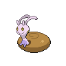 Sliggoo (z Hisui) — mały pikselowy sprite w wariancie shiny