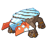 Avalugg (z Hisui) — mały pikselowy sprite w wariancie shiny