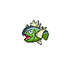 Basculin (White Striped) — mały pikselowy sprite w wariancie shiny