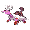 Enamorus (forma Zwierzęca) — mały pikselowy sprite w wariancie shiny