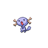 Wooper (z Paldei) — mały pikselowy sprite w wariancie shiny