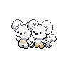 Maushold (Family OF Three) — mały pikselowy sprite w wariancie shiny