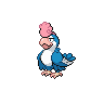 Squawkabilly (Blue Plumage) — mały pikselowy sprite w wariancie shiny