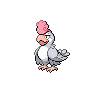 Squawkabilly (White Plumage) — mały pikselowy sprite w wariancie shiny