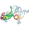 Eelektross (Mega) — mały pikselowy sprite w wariancie shiny