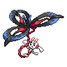 Floette (Mega) — mały pikselowy sprite w wariancie shiny