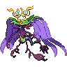 Dragalge (Mega) — mały pikselowy sprite w wariancie shiny