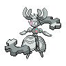 Magearna (Mega) — mały pikselowy sprite w wariancie shiny