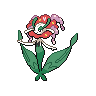 Florges — mały pikselowy sprite w zwykłym ubarwieniu