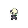 Pancham — mały pikselowy sprite w zwykłym ubarwieniu