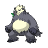 Pangoro — mały pikselowy sprite w zwykłym ubarwieniu