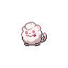 Swirlix — mały pikselowy sprite w zwykłym ubarwieniu