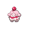 Slurpuff — mały pikselowy sprite w zwykłym ubarwieniu