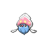 Inkay — mały pikselowy sprite w zwykłym ubarwieniu