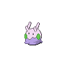 Goomy — mały pikselowy sprite w zwykłym ubarwieniu