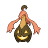 Gourgeist — mały pikselowy sprite w zwykłym ubarwieniu