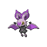 Noibat — mały pikselowy sprite w zwykłym ubarwieniu