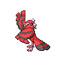 Oricorio — mały pikselowy sprite w zwykłym ubarwieniu