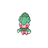 Fomantis — mały pikselowy sprite w zwykłym ubarwieniu