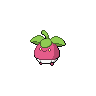 Bounsweet — mały pikselowy sprite w zwykłym ubarwieniu