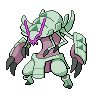 Golisopod — mały pikselowy sprite w zwykłym ubarwieniu