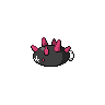 Pyukumuku — mały pikselowy sprite w zwykłym ubarwieniu