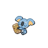 Komala — mały pikselowy sprite w zwykłym ubarwieniu