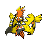 Tapu Koko — mały pikselowy sprite w zwykłym ubarwieniu