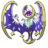 Lunala — mały pikselowy sprite w zwykłym ubarwieniu