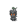 Marshadow — mały pikselowy sprite w zwykłym ubarwieniu