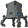 Stakataka — mały pikselowy sprite w zwykłym ubarwieniu
