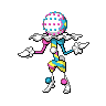 Blacephalon — mały pikselowy sprite w zwykłym ubarwieniu
